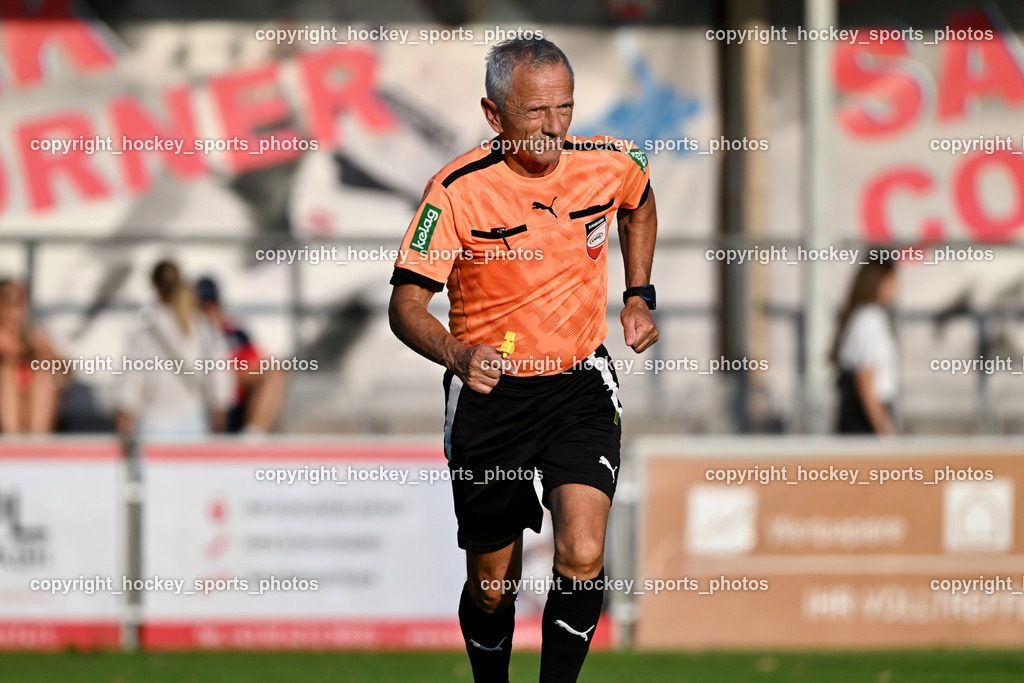 SAK vs. SV Dellach Gail | Karl Stark Referee, SAK vs. SV Dellach Gail, SAK vs. SV Dellach Gail am 14.08.2025 in Klagenfurt (Sportpark Welzenegg), Austria, (Photo by Bernd Stefan)