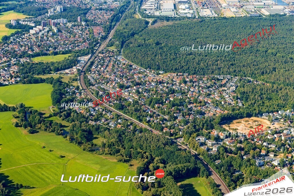 Schöne Luftaufnahme als Geschenk in Katzwang Nürnberg - Die Luftbildaufnahme wurde 2025 vom UL-Flugzeug heraus erstellt ( keine Drohne ) - Hochauflösende Luftaufnahme -Nicht vergleichbar mit Google Maps oder Satelittenbilder- Die Geschenkidee !Mit Lizenz und Bildrechte bestellbar