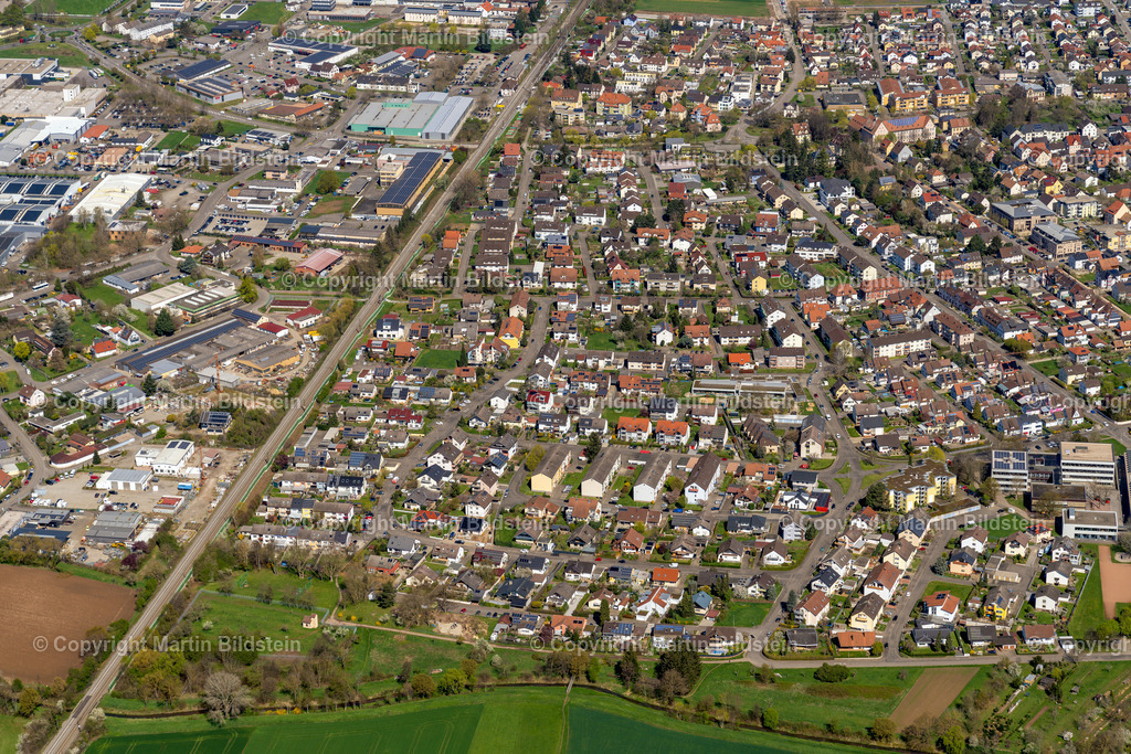 Herbolzheim-04-04-23-1-6 | Bilder Fotos Luftbilder Luftaufnahmen Deutschland Süden Westen Schwarzwald Baden Württemberg  