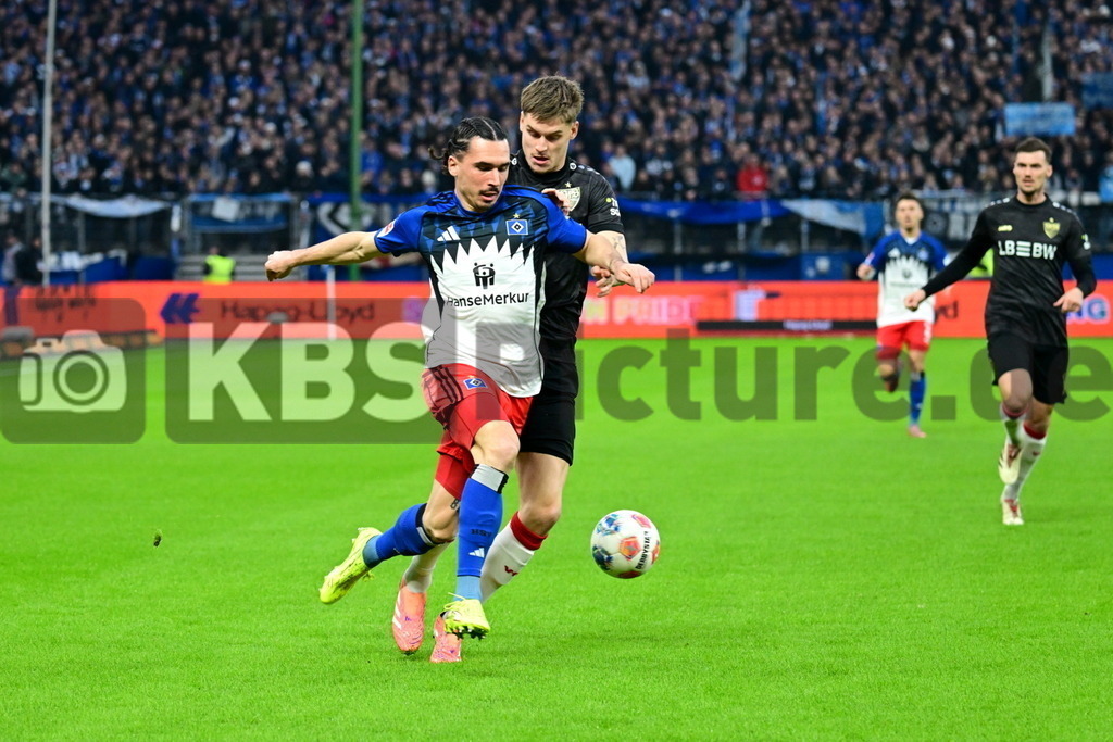 KBS Picture_HSV-Stuttgart_002 | v.v. Philippe Rayan (HSV) , Hendrike Ramon (VfB Stuttgart) ,Sportplatz :  Volksparkstadion, - Realisiert mit Pictrs.com