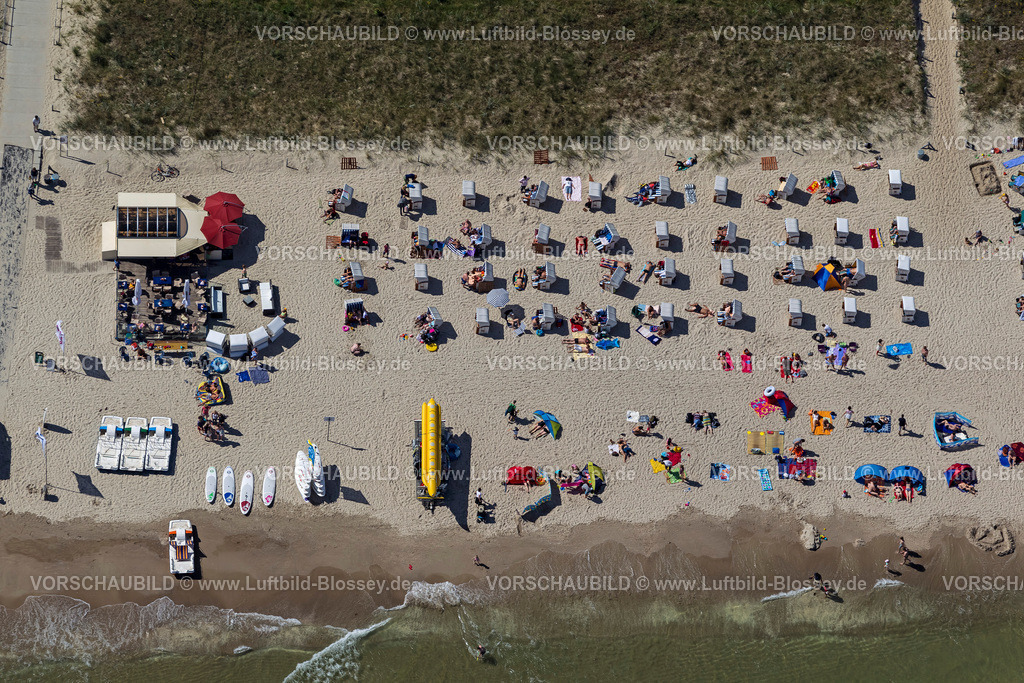 Ruegen12083319Binz | Luftbild, Strand von Binz mit Kurhaus Binz,  Binz, Insel Rügen, Mecklenburg-Vorpommern, Deutschland, Europa