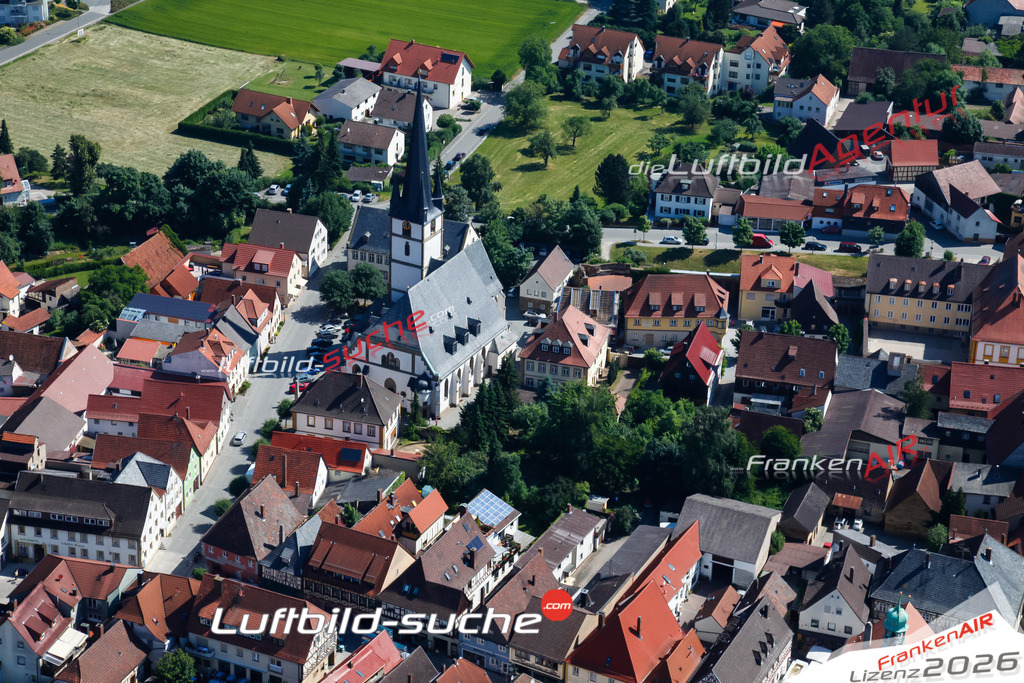 Die Luftaufnahme Kirche - Bad Staffelstein wurde vom UL-Flugzeug (keine Drohne) aus fotografiert.Hohe Druck- Auflösung-die Geschenkidee!