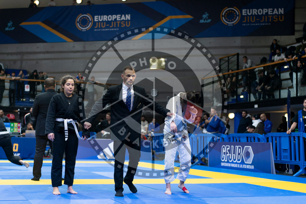 20240119PBB3039 | Fighters compete during the IBJJF European Championship in Paris, France, on January 19, 2024.