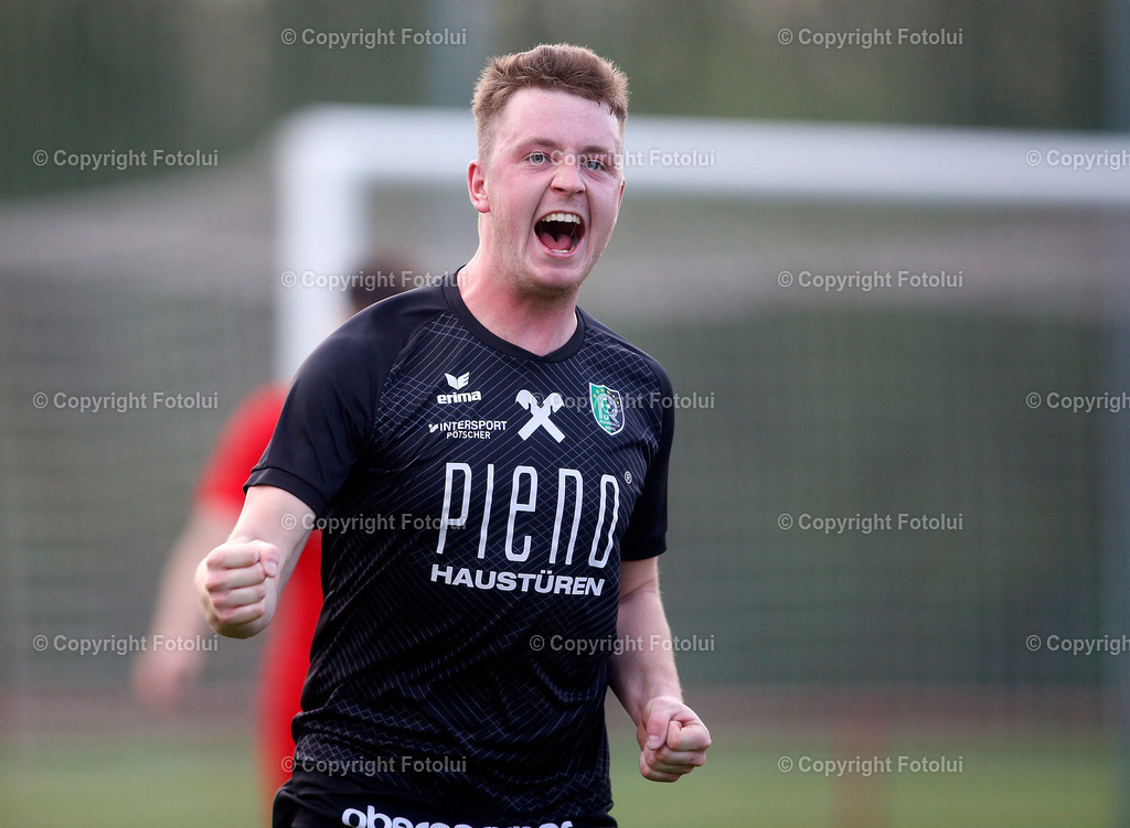 A_LUI_30032024_30 | SPORT ,FUSSBALL, LL OST ASKOE OEDT 1B-UFC PIENO ROHRBACH 30.03.2024 IM BID: (TORSCHUETZE ZUM 3:1 ALEXANDER POEPPL 
(ROHRBACH) FOTO:FOTOLUI