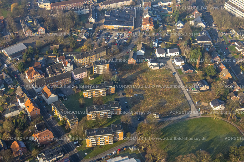 Hamm250201026Bockum-Hoevel-2 | Luftbild, Hallohpark und Wohngebiet Oswaldstraße, Bockum-Hövel, Hamm, Ruhrgebiet, Nordrhein-Westfalen, Deutschland
