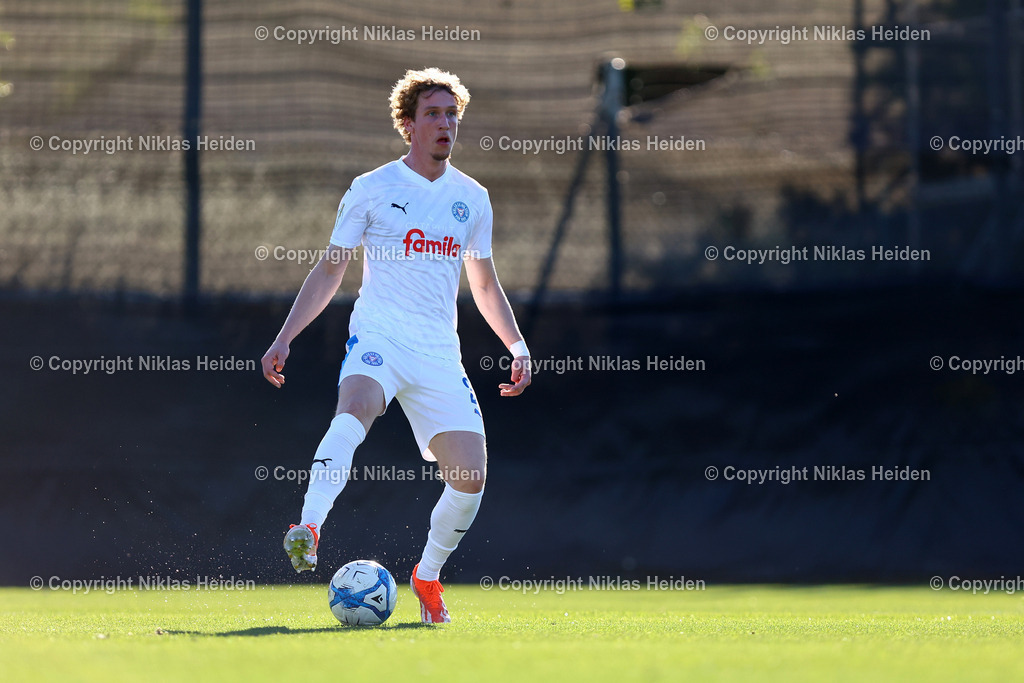 NH_HolsteinKiel_FerencvarosBudapest_Testspiel_10012025 | #23 Lasse Rosenboom (Holstein Kiel)Fußball I Herren I Testspiel I Saison 2025-2026  I Holstein Kiel - Ferencvaros Budapest I 10.01.2026 I La Manga Club (Spanien)