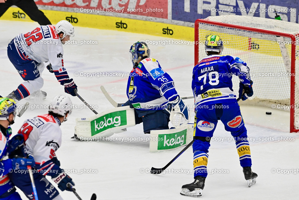 EC IDM Wärmepumpen VSV vs. Hydro Fehervar AV 19 | #92 Anze Kuralt Hydro Fehervar, #35 Joe Cannata EC VSV, #78 Felix Maxa EC VSV, EC IDM Wärmepumpen VSV vs. Hydro Fehervar AV 19, EC IDM Wärmepumpen VSV vs. Hydro Fehervar AV 19  am 17.01.2026 in Villach (Stadthalle Villach), Austria, (Photo by Bernd Stefan)
