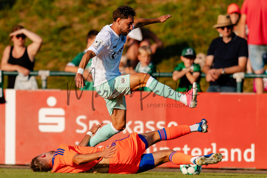 Testspiel, Saison 2026/27: SC Preußen Münster - Kickers Emden | Billerbeck, 10.07.2026: Testspiel, SC Preußen Münster gegen Kickers Emden auf der Anlage des DJK Billerbeck in Billerbeck. Foto: sportfotografie.ms | Markus Paletta - Realisiert mit Pictrs.com