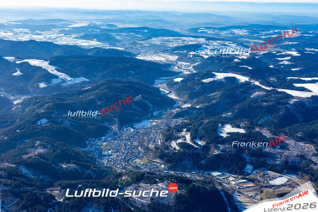 Das Luftbild der Stadt Wallenfels wurde 2019 vom Flugzeug heraus erstellt (keine Drohne) Aufnahmehöhe ca.400 Meter- hohe Auflösung- beste Druck-Qualität garantiert!