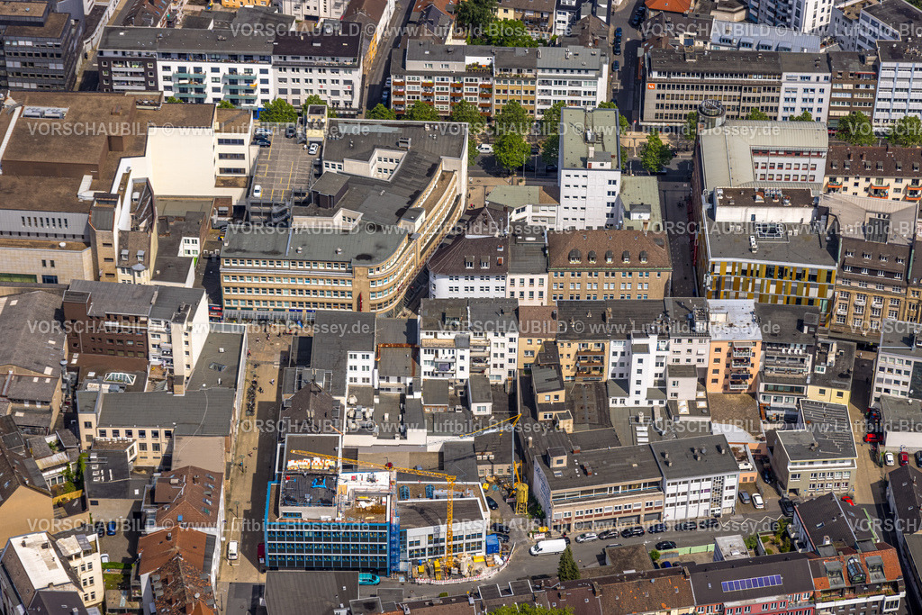 Dortmund240507168 | Luftbild, Alex Gastronomieund TK Maxx Einkaufszentrum, Wohngebiet und Baustelle Schliepstraße Ecke Neben dem Brand, City, Dortmund, Ruhrgebiet, Nordrhein-Westfalen, Deutschland