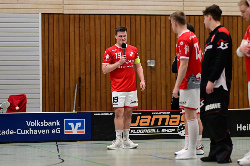 Floorball I Herren I Saison 2024-2025 I 2. FBL Herren Nord-West I 12. Spieltag I MTV Mittelnkirchen - SSF Dragons Bonn II I 21.12.2024 | Der Sportfotograf. - Realisiert mit Pictrs.com