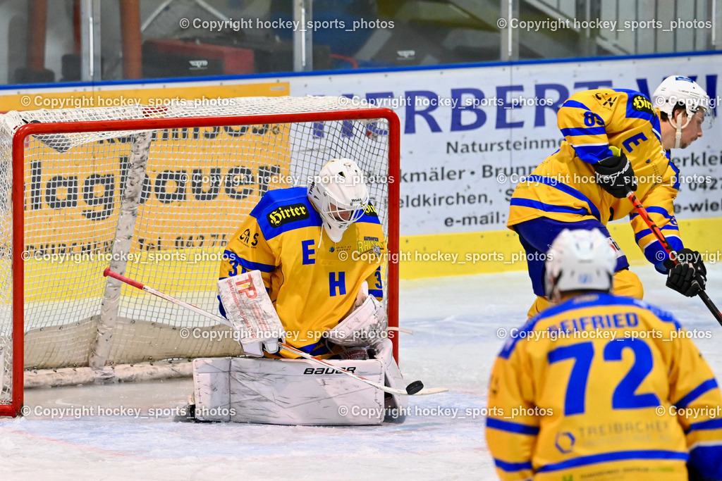 ESC Steindorf vs. EHC Althofen 22.2.2023 | #31 Horn Fabian, #89 Herrnegger Lucas
