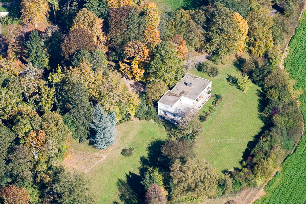 Luftbild: Grötzingen, Haus Rittnert im Ortsteil Durlach in Karlsruhe im Bundesland Baden-Württemberg in Deutschland. Foto: IMG_8595.jpg vom 14.10.2007 durch Werner Riehm/FLY-FOTO.de