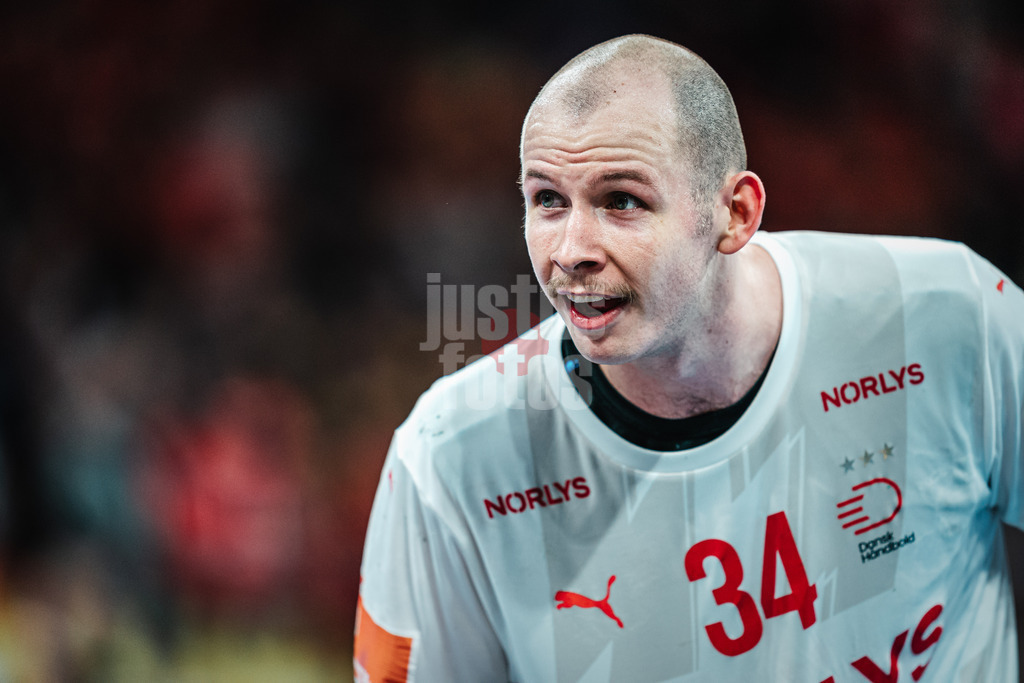Handball | Herren | EHF EURO 2024 | European Championshop Men 2024 Final Tournament | Slowenien vs. Dänemark | 23.01.2024 | Simon Hald Jensen (#34, Dänemark, DEN)