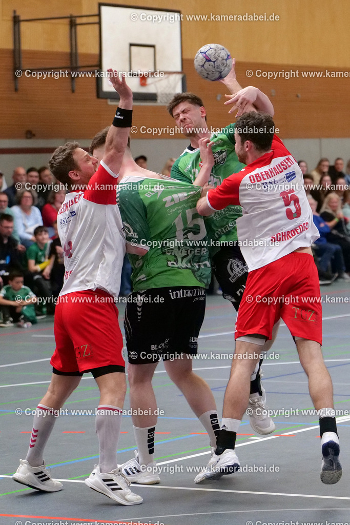 Handball : Verbandsliga Herren: TB Oberhausen - RW Oberhausen  am 12.04.2026 in Oberhausen. | Handball : Verbandsliga Herren: TB Oberhausen - RW Oberhausen  am 12.04.2026 in Oberhausen. - Realisiert mit Pictrs.com