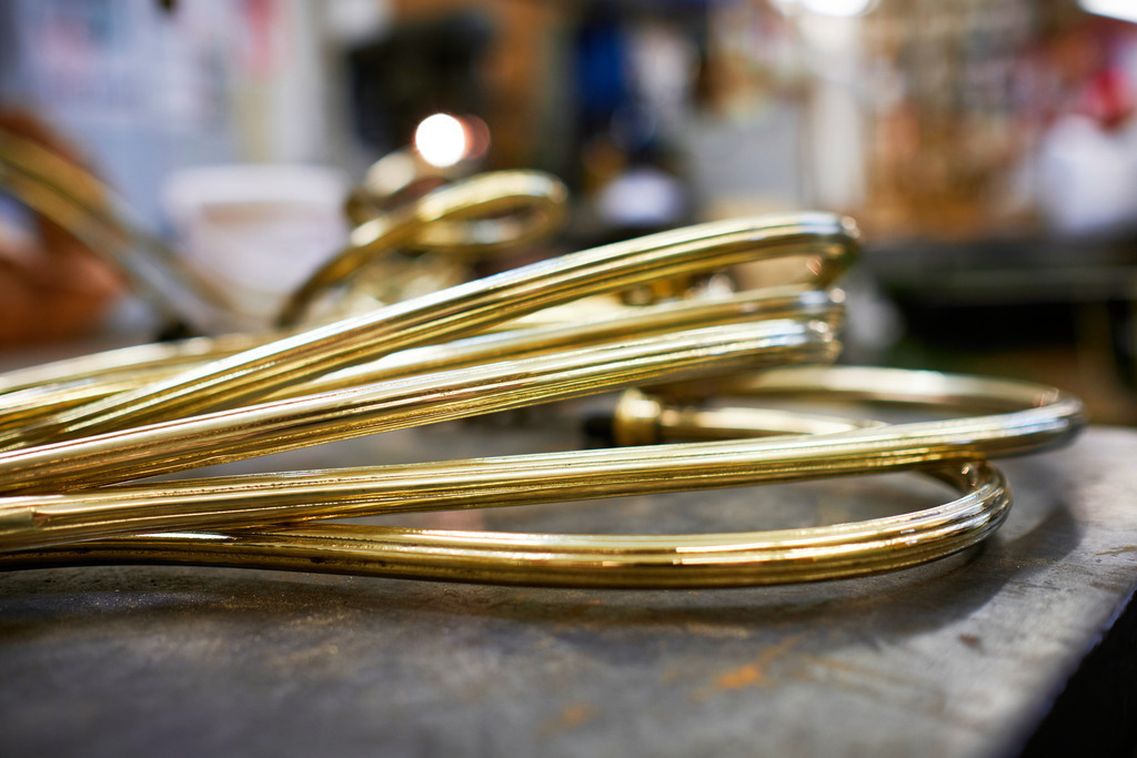 J. & L. LOBMEYR GmbH | WIen, Austria - December 03, 2019: J. &amp; L. LOBMEYR GmbH; Detailaufnahmen aus der Werkstatt;vorgefertigte Teile eines Lusters. - Realisiert mit Pictrs.com