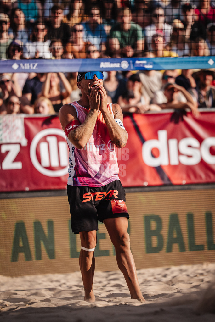 Beachvolleyball | Männer | Allianz German Beach Tour 2025 | Tourstop Berlin | 17.08.2025 | Alexander Horst ärgert sich