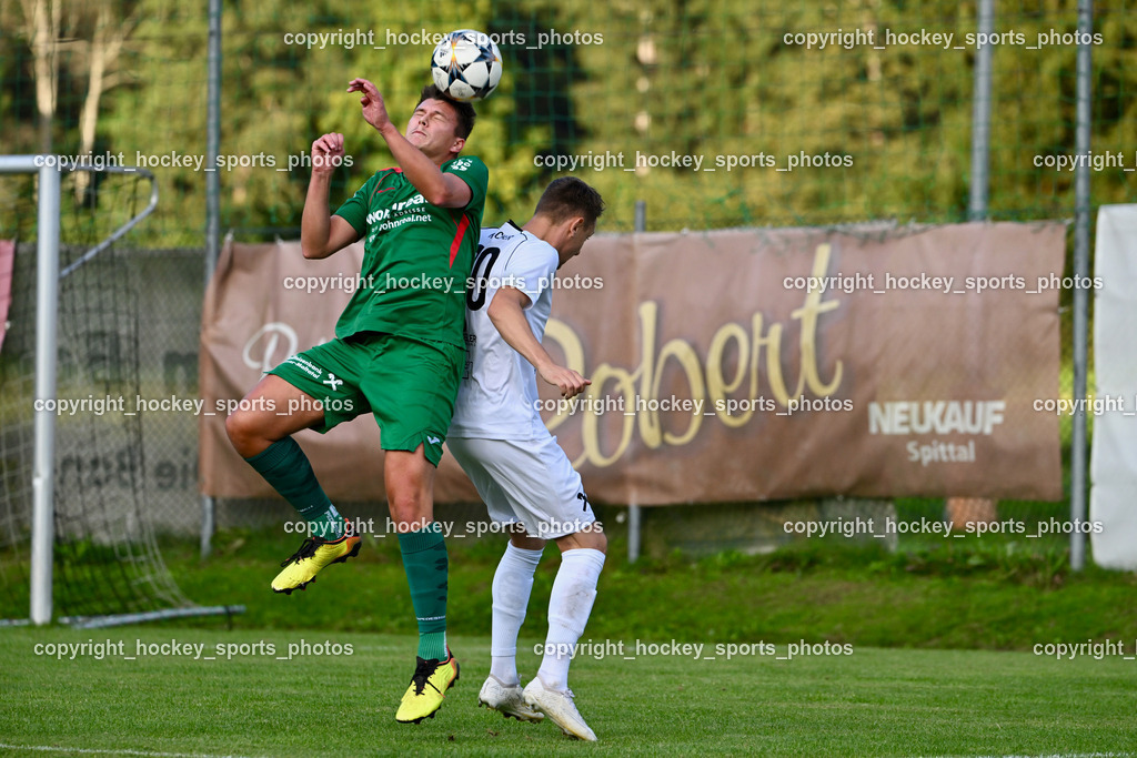 FC ASKÖ Gmünd vs. Union Matrei  | #13 Ivica Ban FC Gmünd, #20 Luca Ronacher Matrei, FC ASKÖ Gmünd vs. Union Matrei , FC ASKÖ Gmünd vs. Union Matrei  am 21.09.2024 in Gmünd (Sportplatz Gmünd), Austria, (Photo by Bernd Stefan)