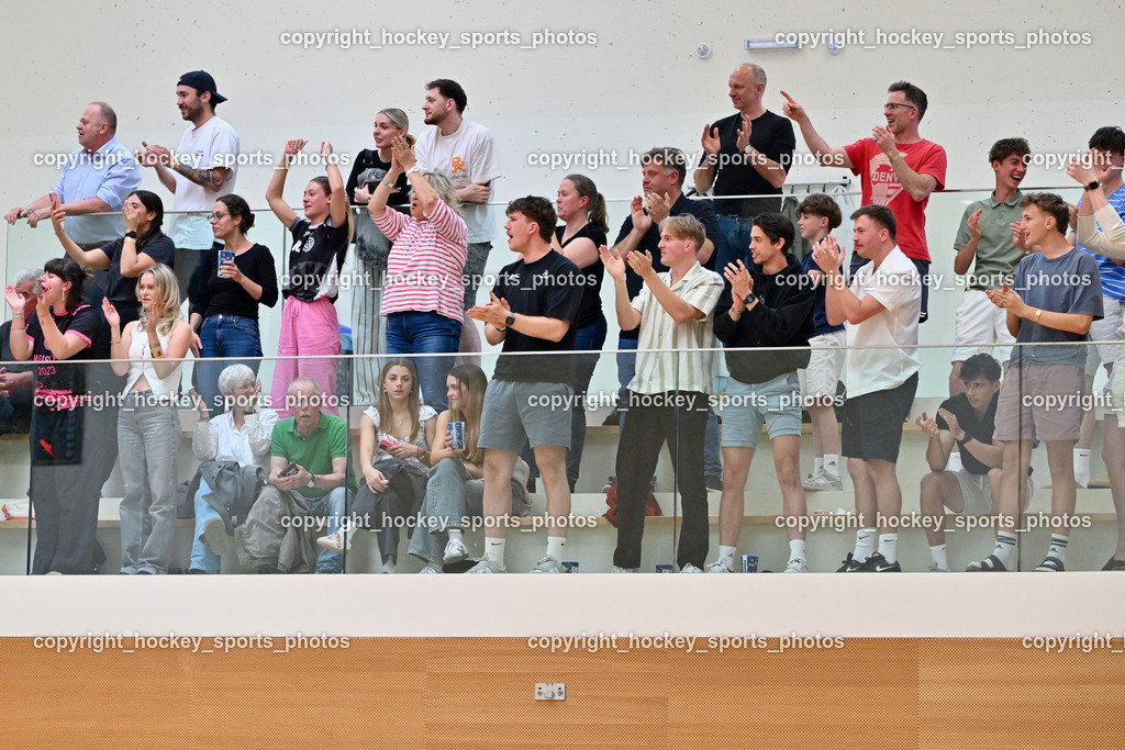 VSV Unihockey vs. Wiener Floorball Verein | Wiener Floorballverein Fans, VSV Unihockey vs. Wiener Floorball Verein, VSV Unihockey vs. Wiener Floorball Verein am 18.05.2025 in Villach (Ballspielhalle St. Martin), Austria, (Photo by Bernd Stefan)