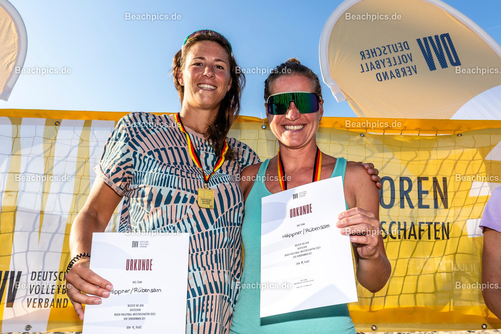 2023-00086450-DSBM-Deutsche-Senioren-Beach-Meisterschaft | Siegerehrung Platzierte DSBM 2023
