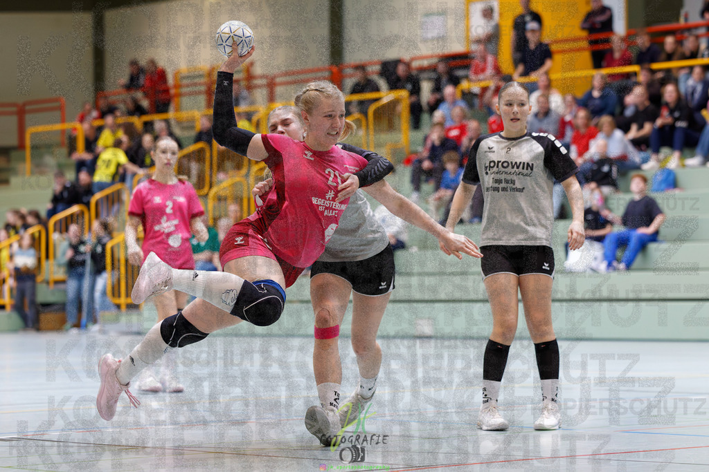 Hessenmeisterschaft wJC - Spiel um Platz 3; TuS Kriftel - SG Schenklengsfeld | Hessenmeisterschaft wJC - Spiel um Platz 3; TuS Kriftel - SG Schenklengsfeld am 22.03.2025 in Biedenkopf (Sporthalle Lahntalschule)Photo © 2025 - Jörg Heinrich - Realisiert mit Pictrs.com