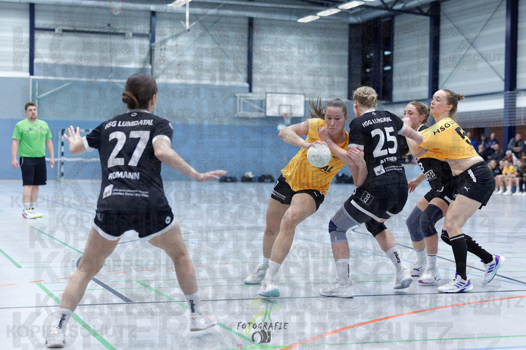Handball Frauen Oberliga Mitte, HSG Eibelshausen/Ewersbach - HSG Lumdatal | Handball Frauen Oberliga Mitte, HSG Eibelshausen/Ewersbach - HSG Lumdatal am 21.02.2026 in Dietzhölztal-Steinbrücken (Sporthalle am Hammerweiher)Photo © 2026 - Jörg Heinrich - Realisiert mit Pictrs.com