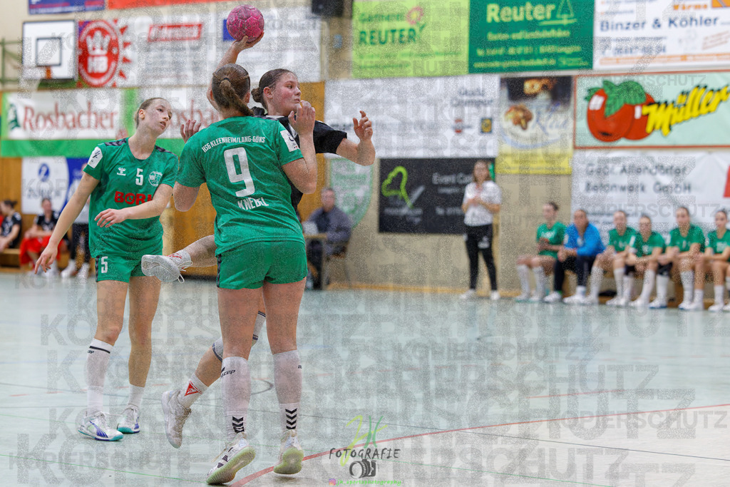 2024-10-19_225 | Jugendbundesliga B-Jugend weiblich; HSG Kleenheim/Langgöns - Longericher SC am 19.10.2024 in Oberkleen (Weidig-Halle) - Realisiert mit Pictrs.com
