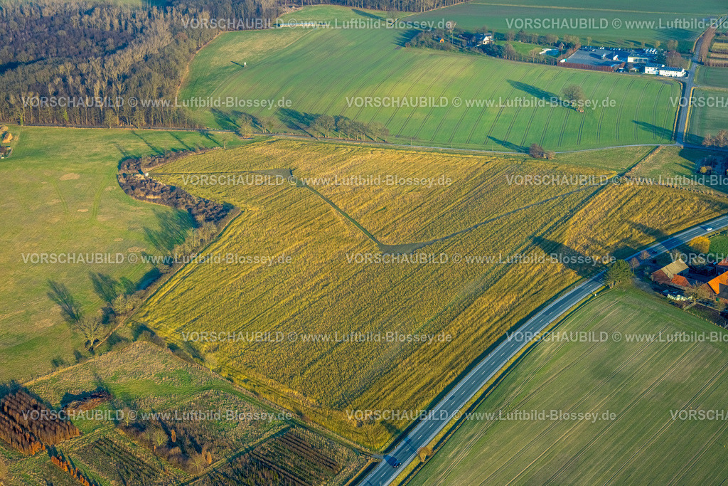 Hamm260101725Uentrop | Luftbild, Gelände für das geplante Rechenzentrum in Lippetal auf der Stadtgrenze zu Hamm, investieren wird das US-Beteiligungsunternehmen Blackstone 4 Millarden Euro, Uentrop, Hamm, Lippborg, Lippetal, Ruhrgebiet, Nordrhein-Westfalen, Deutschland