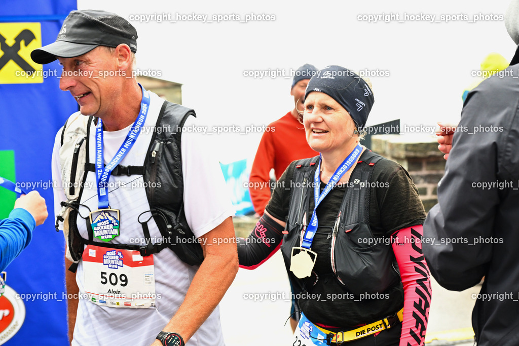 Großglockner Mountain Run | #509 Schmitzberger Alois, #220 Schmitzberger Andrea, Großglockner Mountain Run, Großglockner Mountain Run 2024 am 07.07.2024 in Heiligenblut (Großglockner), Austria, (Photo by Bernd Stefan)