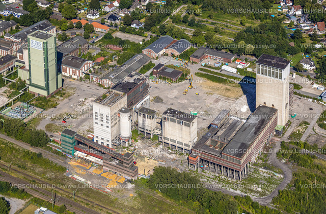 Gelsenkirchen220801764Buer | Luftbild, Rückbau der Zeche Westerholt, ehemaliges DSK Bergwerk Lippe, Westerholt, Herten, Ruhrgebiet, Nordrhein-Westfalen, Deutschland