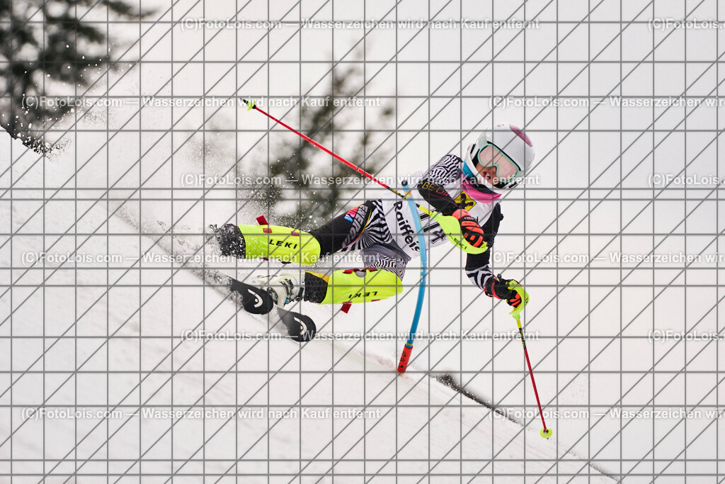 ALP4145_KinderCup-SL_STMK_Strallegg_Santner Anna | Raiffeisen KINDERCUP Alpin, SLALOM auf der JogllandStreif in Strallegg am So 23. Februar 2025. Veranstaller: Steirischer Skiverband (5000). Skiunion Strallegg (5197).