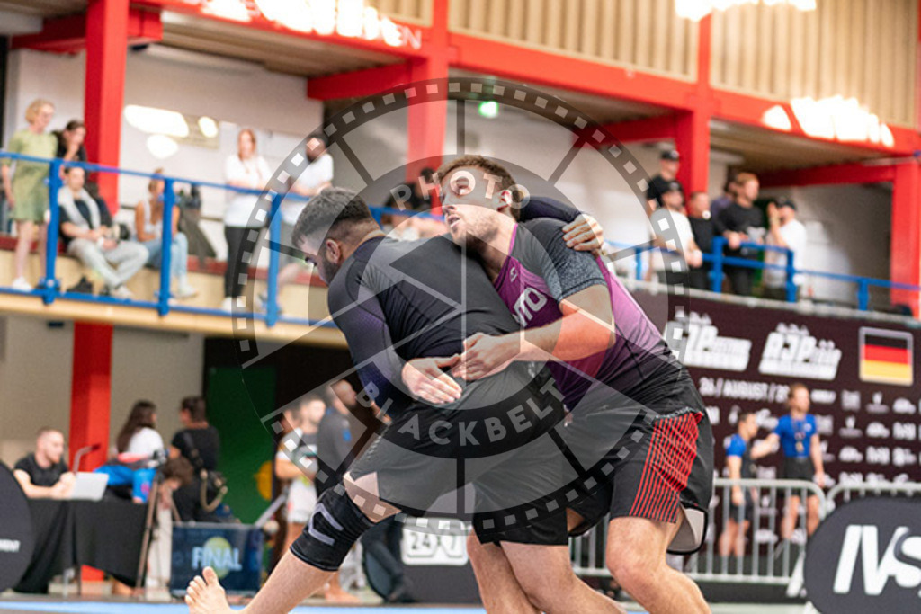20230826PBB54736 | Fighters compete during the AJP INTLPRO BJJ and grappling competition in Hamburg, Germany, on August 26 2023.