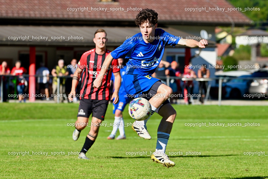 ATUS Nötsch vs. Thal Assling | #22 Samuel Stephan Schönegger Thal Assling, ATUS Nötsch vs. Thal Assling, ATUS Nötsch vs. Thal Assling am 31.08.2025 in Nötsch (Dobratsch Arena), Austria, (Photo by Bernd Stefan)