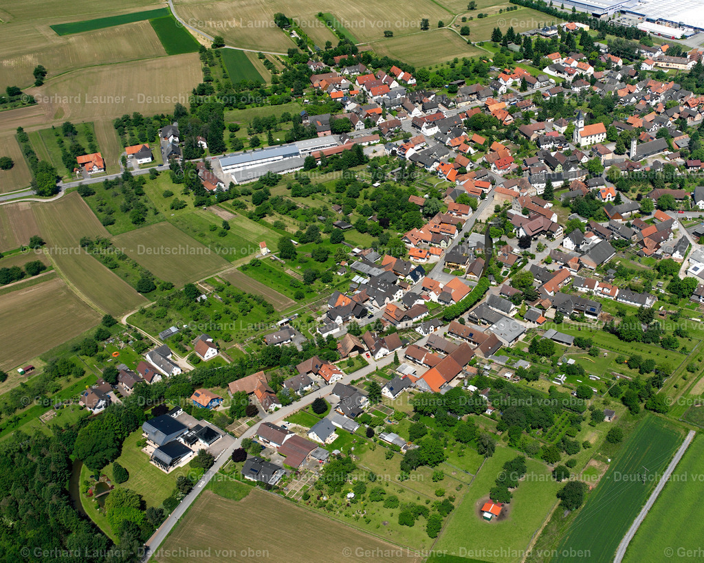 2626104 | Scherzheim 09.06.2006 Stadtansicht des Innenstadtbereiches  in Lichtenau im Bundesland Baden-Württemberg, Deutschland // City view on down town  in Lichtenau in the state Baden-Wuerttemberg, Germany Foto: Gerhard Launer