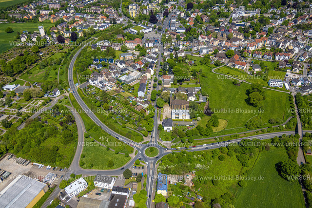 Hagen230502507 | Luftbild, Ortsansicht Boele, Boeler Markt, Philipp-Nicolai-Kirche, St. Johannes-Baptist, Boele, Hagen, Sauerland, Nordrhein-Westfalen, Deutschland