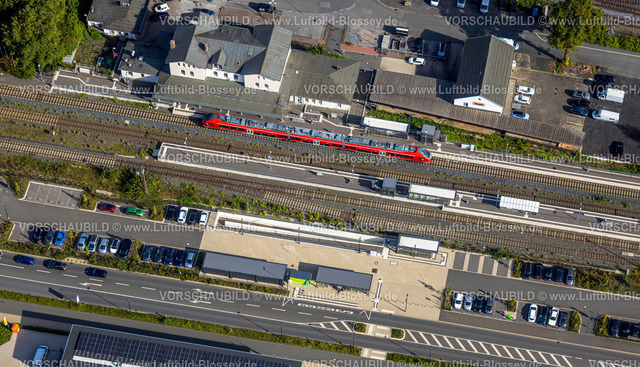 Arnsberg230904545 | Luftbild, Bahnhof Arnsberg-Neheim-Hüsten, Hüsten, Arnsberg, Sauerland, Nordrhein-Westfalen, Deutschland