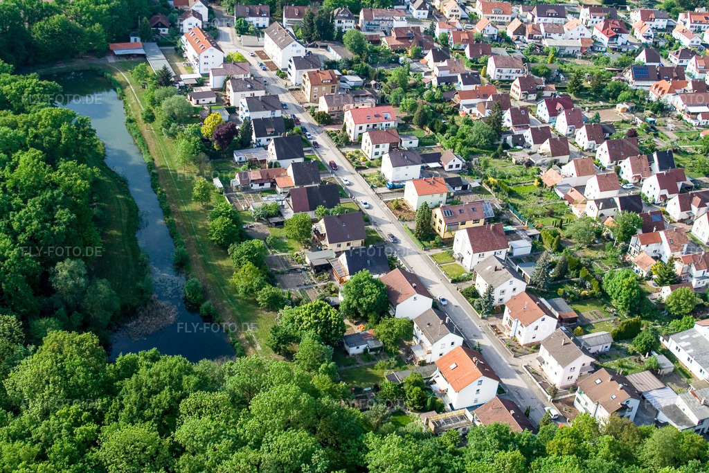 Luftbild: Elsässerstr in Kandel im Bundesland Rheinland-Pfalz in Deutschland. Foto: IMG_1877.jpg vom 14.05.2006 durch Werner Riehm/FLY-FOTO.de