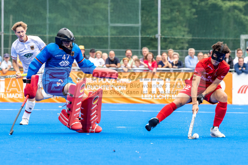 SFE_20230716_0325 | EuroHockey EM U18 Boys Final Belgium vs Germany am 16.07.2023 in Krefeld (Gerd-Wellen-Hockeyanlage), Photo: Stephan Fehrmann 2023 (Sports-Gallery)