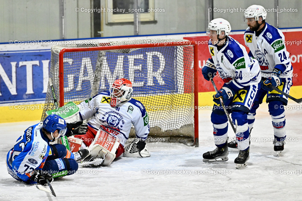 ESC SPARKASSE STEINDORF vs. UECR Huben  | #72 Hobitsch Samuel ESC Steindorf, #31 Sicher Michael UECR EISBÄREN HUBEN, #24 Veider Kevin UECR EISBÄREN HUBEN, #34 Trojer Jonas UECR EISBÄREN HUBEN, ESC SPARKASSE STEINDORF vs. UECR Huben , ESC SPARKASSE STEINDORF vs. UECR Huben  am 06.02.2026 in Steindorf (Ossiachersee Halle), Austria, (Photo by Bernd Stefan)