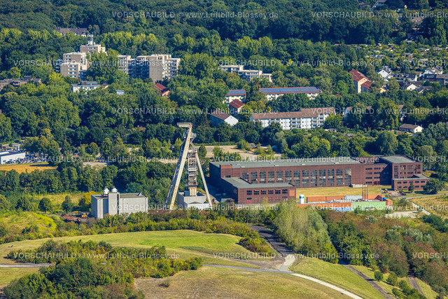 Gelsenkirchen220801621Buer | Luftbild, Zeche Hugo Schacht 2 mit Förderturm, Museum, Buer, Gelsenkirchen, Ruhrgebiet, Nordrhein-Westfalen, Deutschland