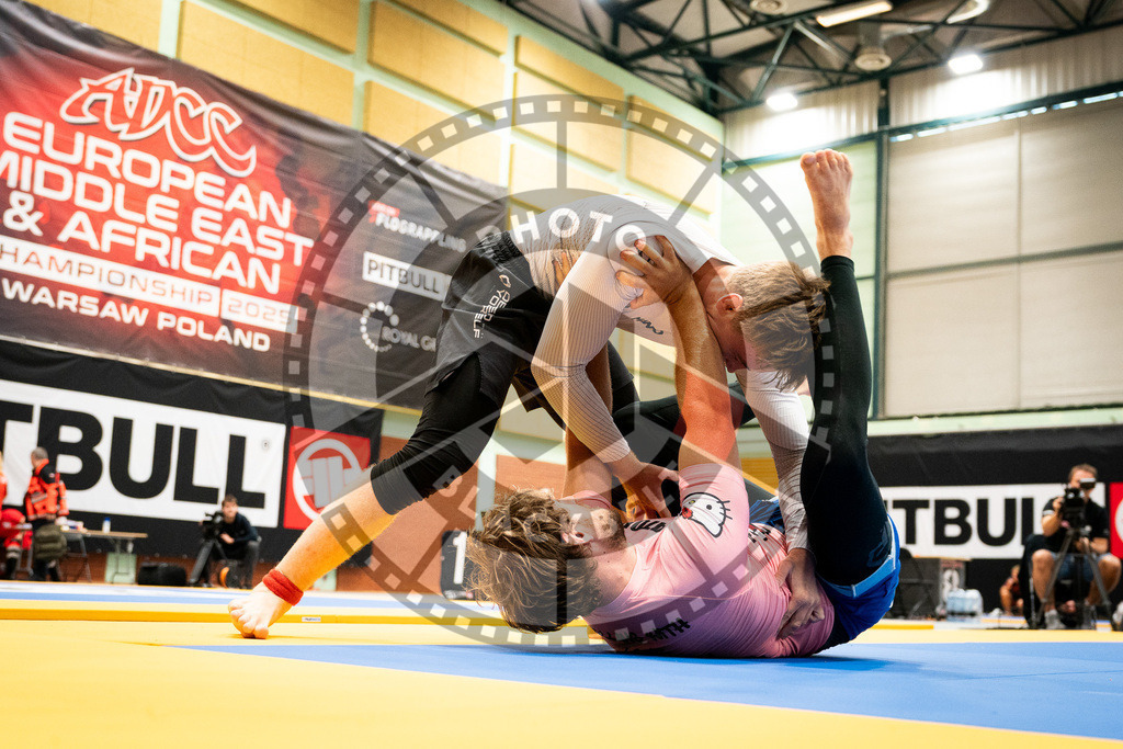 20250906PBB2403 | Fighters compete during the ADCC European Trials  competition in Warsaw, Poland, on September 6, 2025.