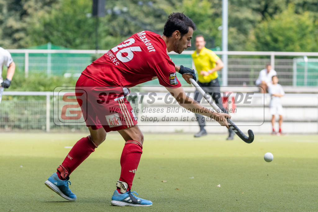 HK_20240907_105331 | 1. Bundesliga Herren RW Köln - Crefelder HTC am 7.9.2024 RW Köln, Köln , Elian Mazkour ( Rot-Weiss Köln #26 )