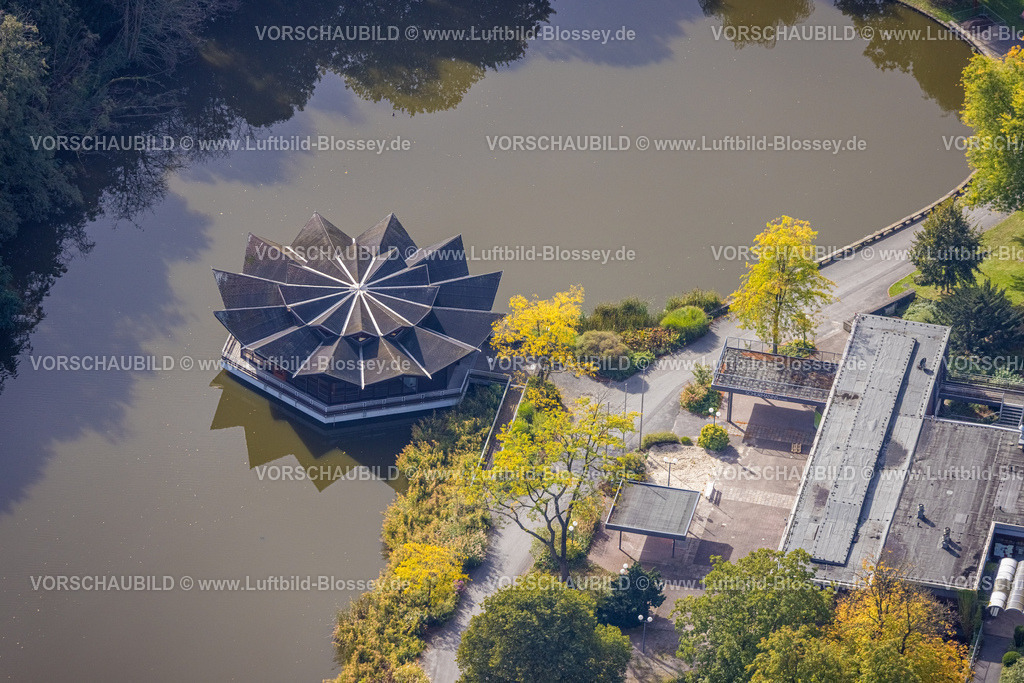Dortmund231000391 | Luftbild, Westfalenpark mit Seepavillon, Ruhrallee, Dortmund, Ruhrgebiet, Nordrhein-Westfalen, Deutschland