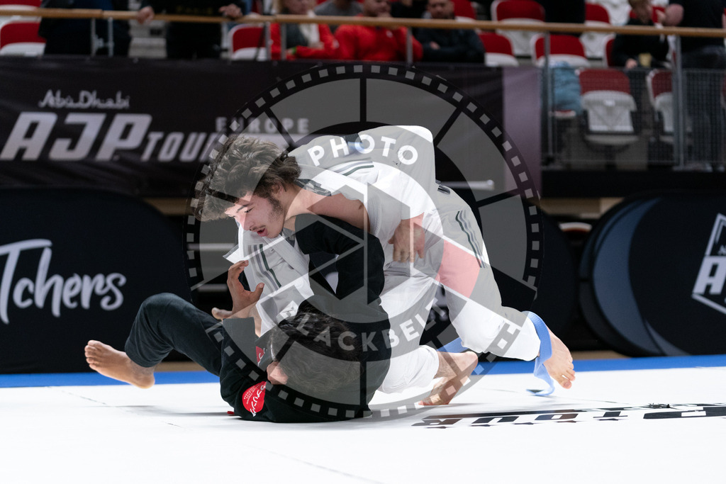 20241012PBB1177 | Athletes compete during the AJP Tour Europe Continental Jiu-Jitsu Professional Championship on October 12, 2024 in Almere near Amsterdam, Netherlands. © Chiara Dazi / photoblackbelt
