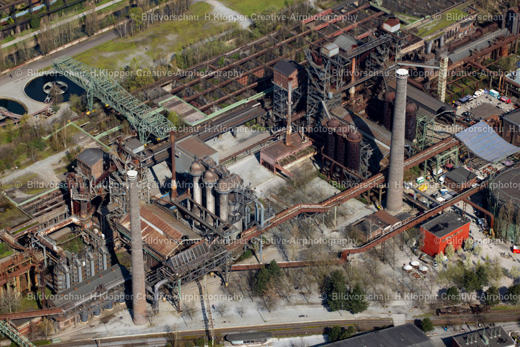 Lufbild Landschaftspark Duisburg-Nord Emscherstr. Duisburg 47137-2478 | Lufbild Landschaftspark Duisburg-Nord Luftbildfotograf Hermann Klöpper - Realisiert mit Pictrs.com