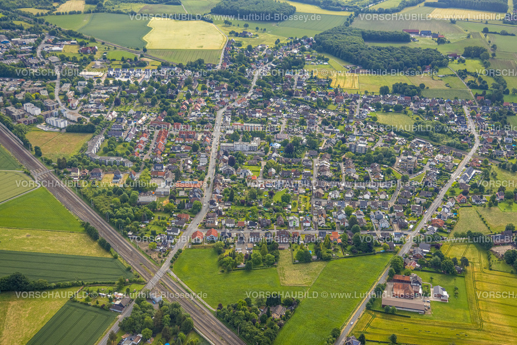 Hamm220601938 | Luftbild, Ortsteil Wiescherhöfen, Pelkum, Hamm, Ruhrgebiet, Nordrhein-Westfalen, Deutschland