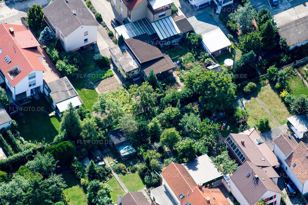 Luftbild: Elsässer Straße in Kandel im Bundesland Rheinland-Pfalz in Deutschland. Foto: IMG_12559.jpg vom 17.08.2008 durch Werner Riehm/FLY-FOTO.de