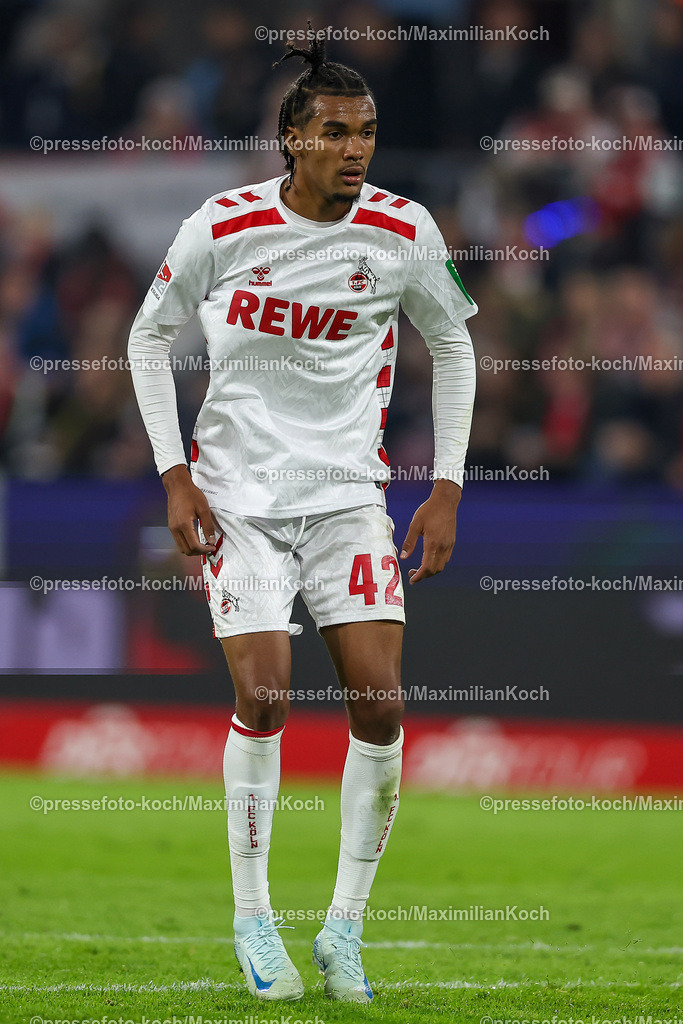 Koe14092402164 | 14.09.2024, 2. Fußball Bundesliga, 1. FC Köln - 1. FC Magdeburg, RheinEnergieSTADION, Saison 2024 2025: Damion Downs (1.FC Köln #42)DFB regulations prohibit any use of photographs as image sequences and or quasi-video.