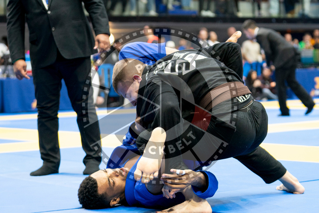 20240124PBB03124 | Fighters compete during the second day of the IBJJF European Championship in Paris, France, on January 24, 2024.