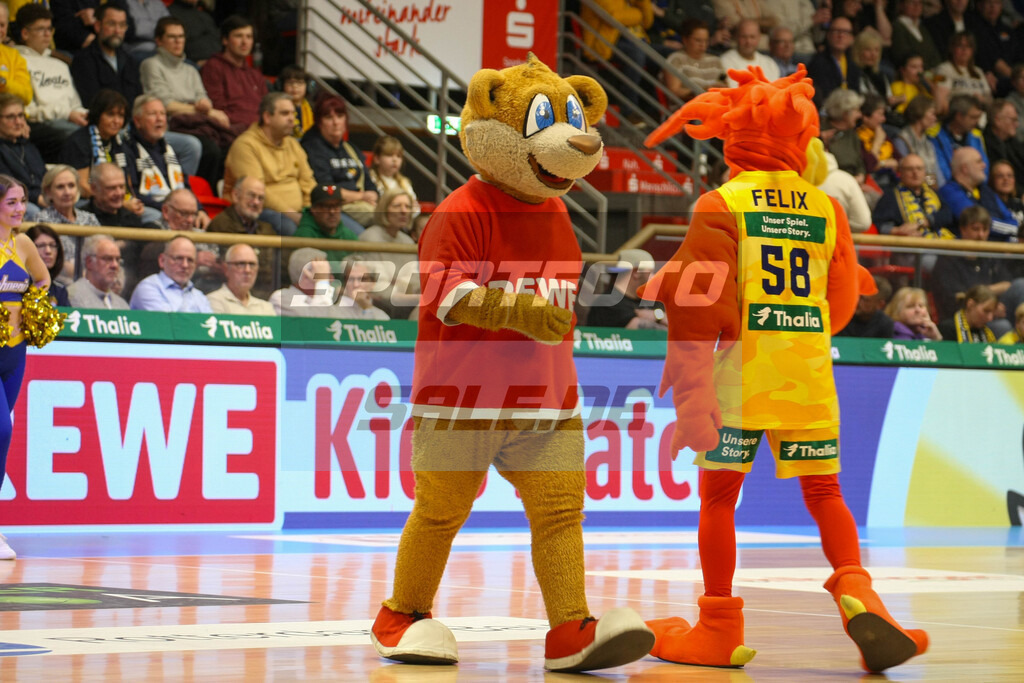 Phoenix Hagen Saison 25/26 - © Sportfoto-Sale (MK) | Die Maskottchen Fipps und Felix - Phoenix Hagen Saison 25/26 - © Sportfoto-Sale (MK) - Realisiert mit Pictrs.com